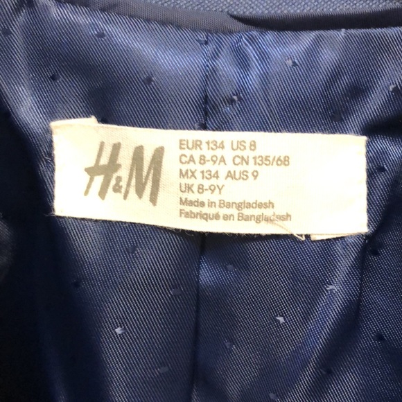 H&M kid’s blue blazer - Picture 2 of 5